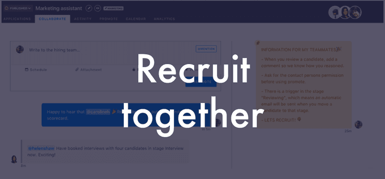 Recruit together blog header